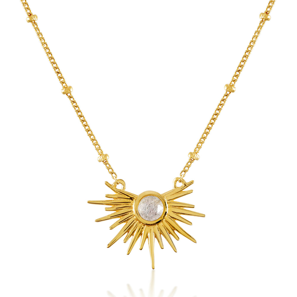 Sunrise labradorite semi-precious necklace OUT OF STOCK