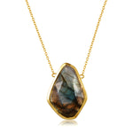 OUT OF STOCK - Labradorite freeform necklace