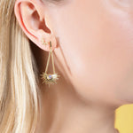 OUT OF STOCK Sunrise labradorite semi precious pendant earrings